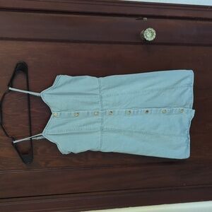 Forever 21 Girls Light Wash Denim Mini Dress Size 13/14